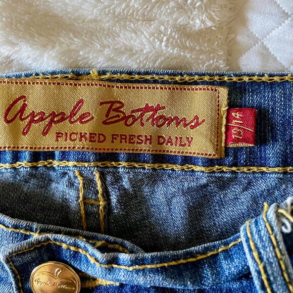 Apple Bottoms Blue Jeans with Pink Accent - Picture 9 of 11